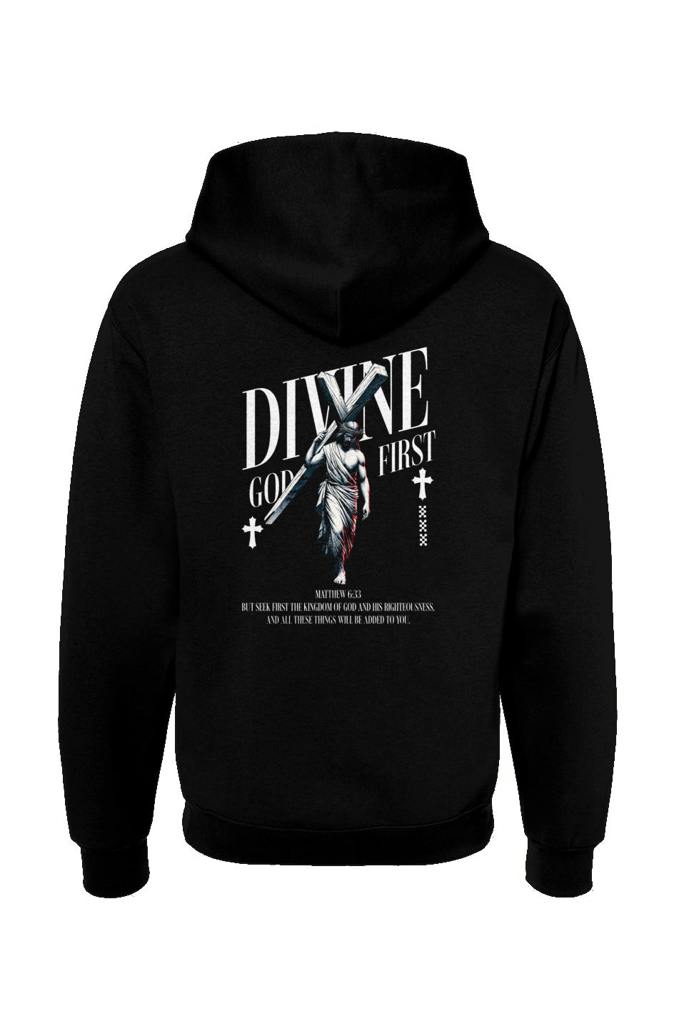 Divine God First Fleece Hoodie